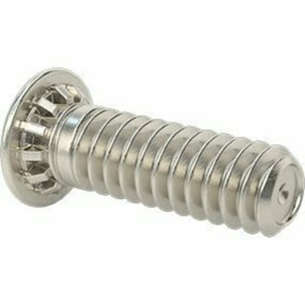 Bsc Preferred Press-Fit Studs 18-8 Stainless Steel 4-40 Thread 3/8 Long PEM Fhs440-6, 50PK 93580A115